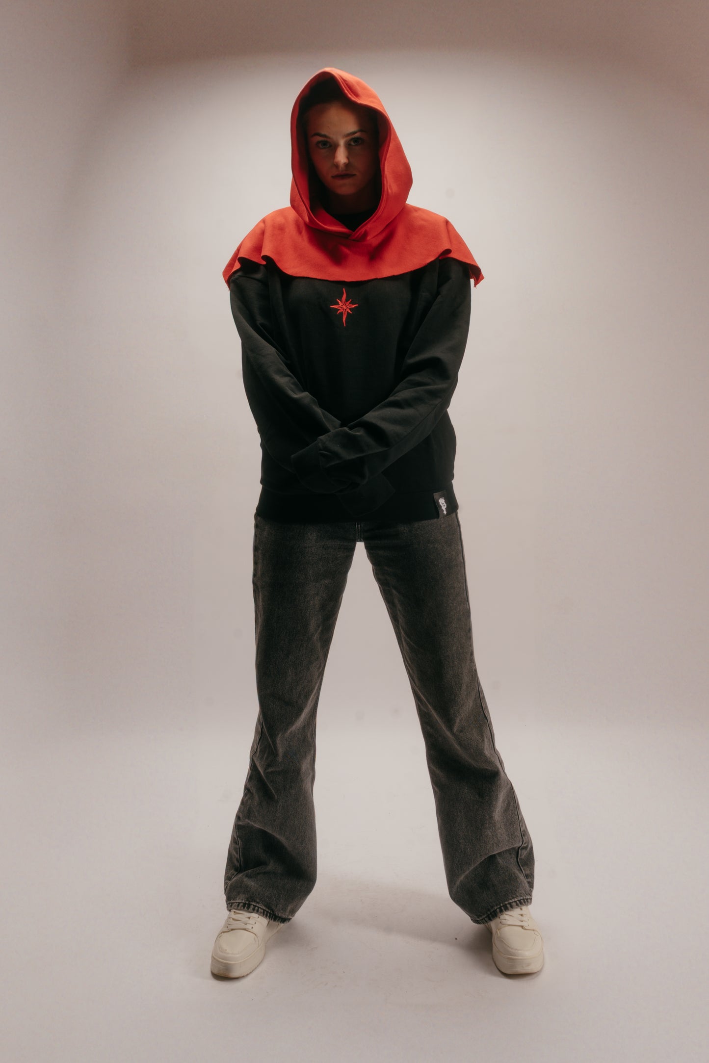 Fire & Blood Crewneck with Hood