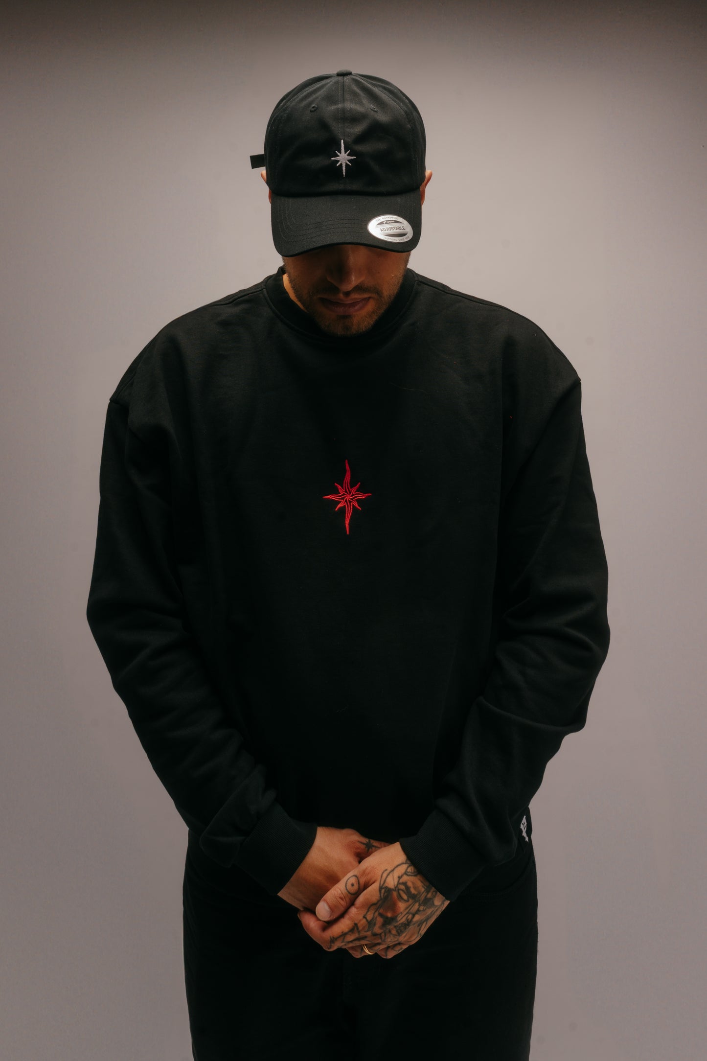 STAR Logo Dad Cap Black