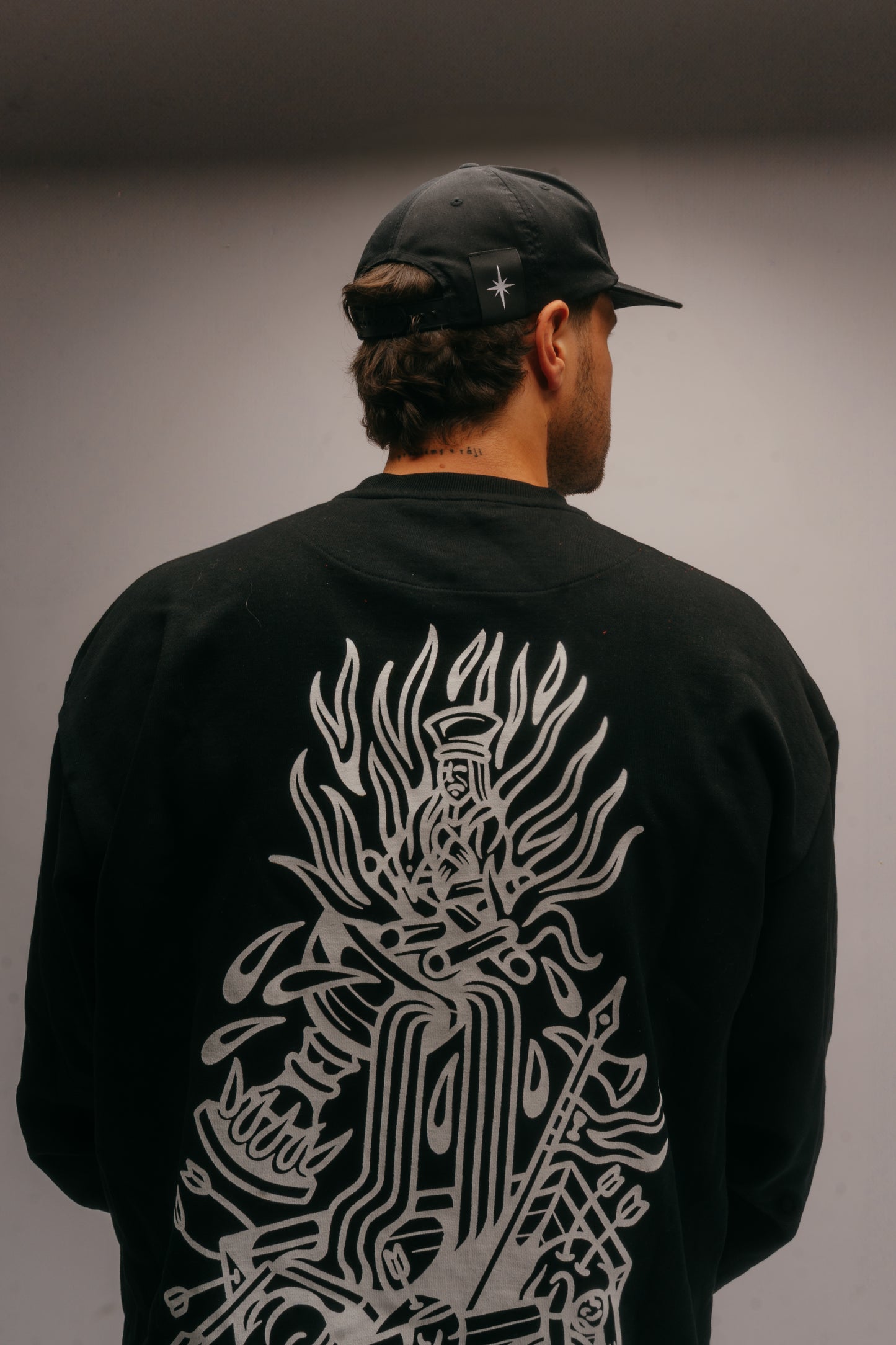 PERMANENCE Logo "A" Frame Cap Black