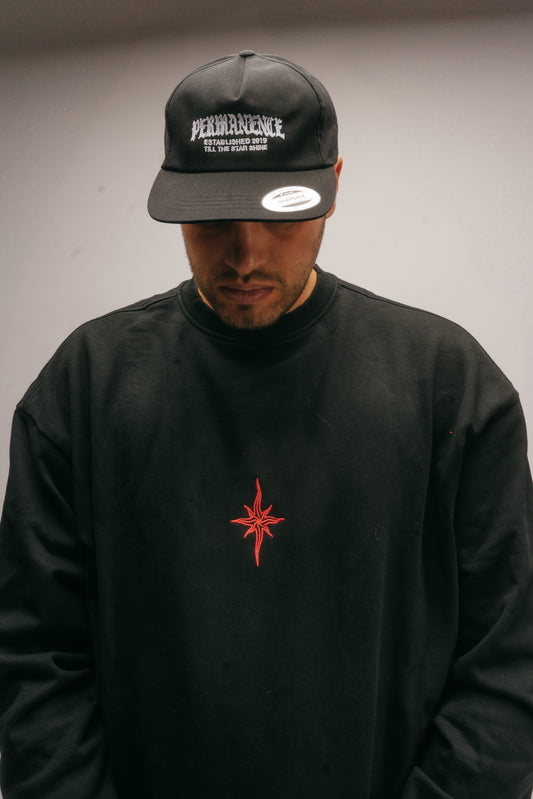 PERMANENCE Logo "A" Frame Cap Black